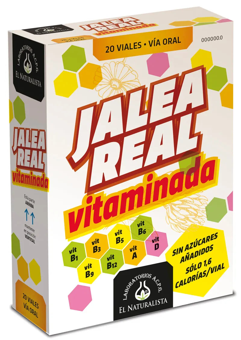 El Natural Vitaminized Royal Jelly 20 Easy-Open Vials