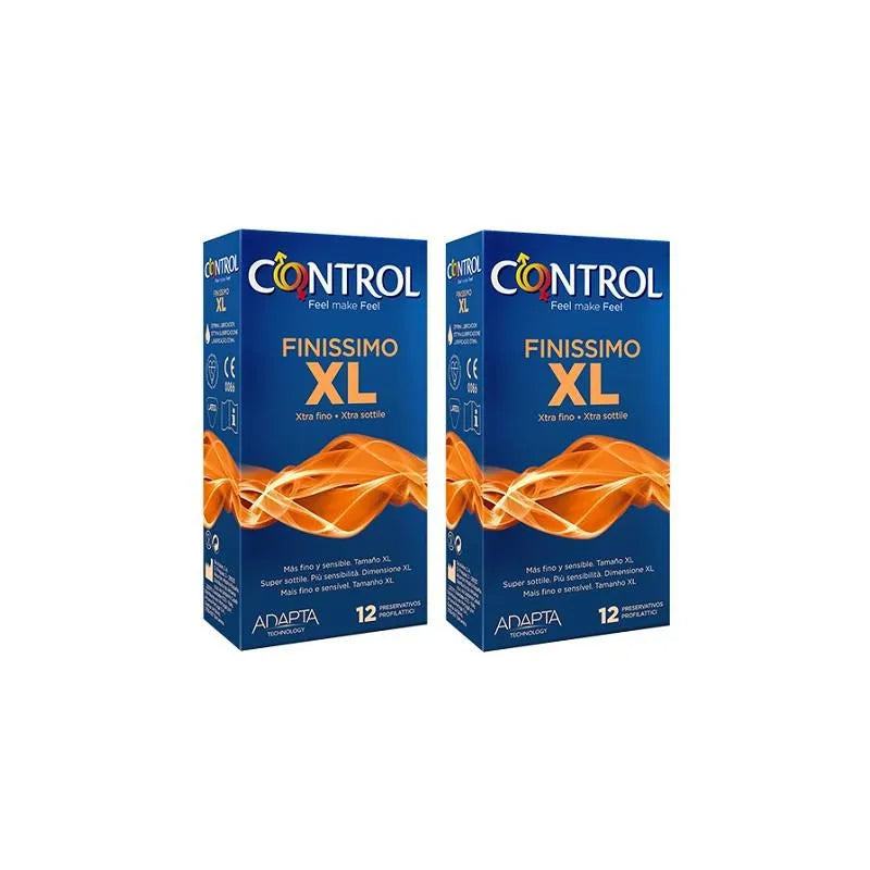 Control Finissimo XL Condoms, 12+12 pack – packaging