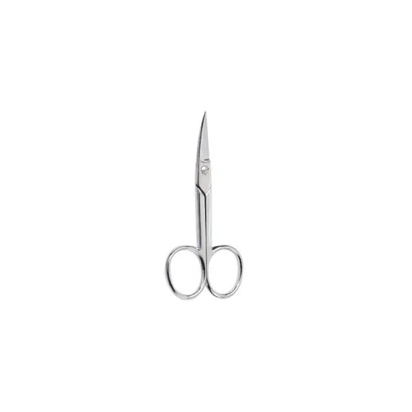 Beter Chrome-Plated Curved Manicure Scissors 9cm
