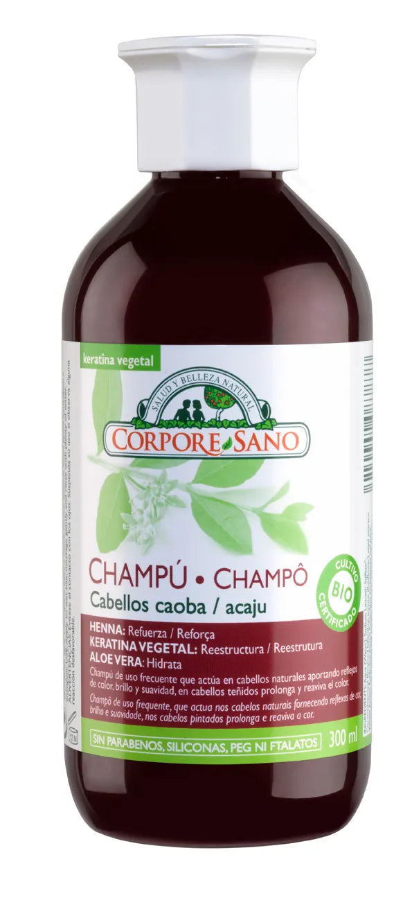 Corpore Henna Shampoo for Mahogany Hair 300ml Sandalwood