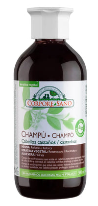Corpore Henna Shampoo for Brown Hair 300ml Organic