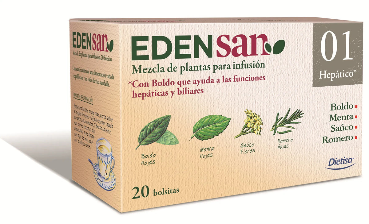 Dietisa Edensan 01 Hepatic 20 Tea Bags