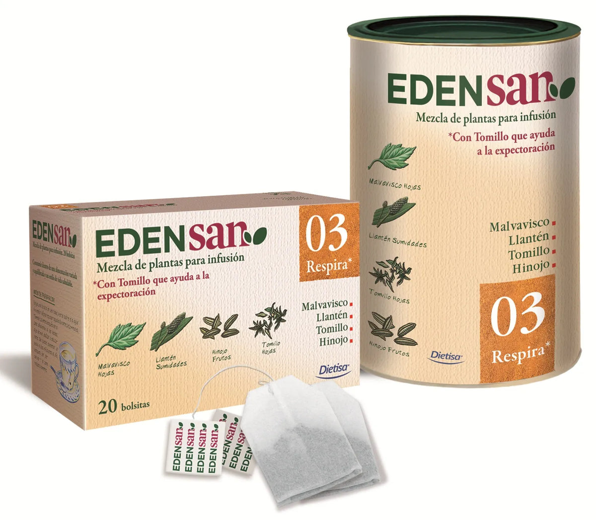 Dietisa Edensan 03 Breathe 20 Filter Bags