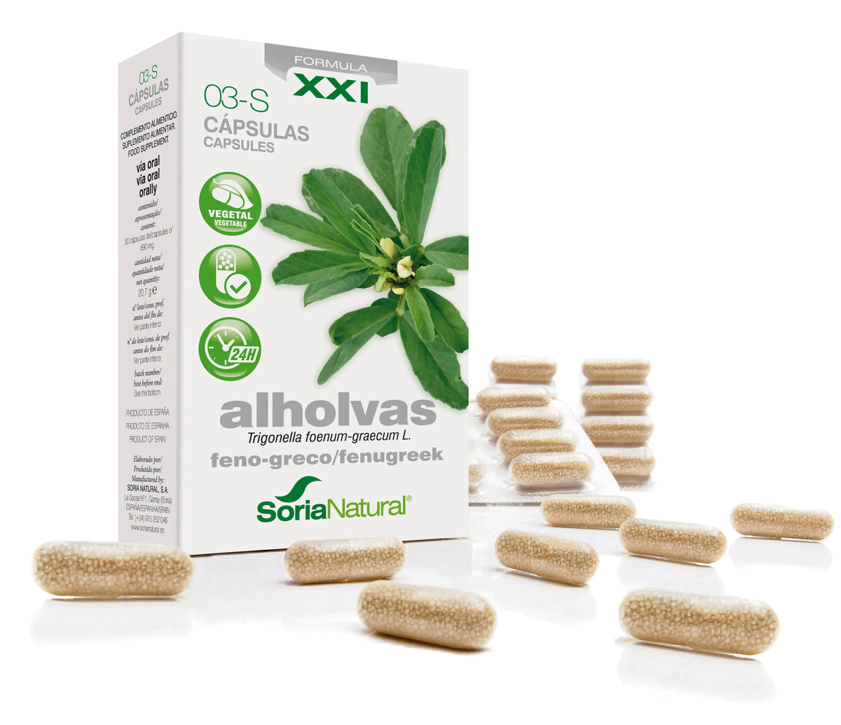 Soria 3-S Alholvas 690 Mg 30 Sustained-Release Capsules