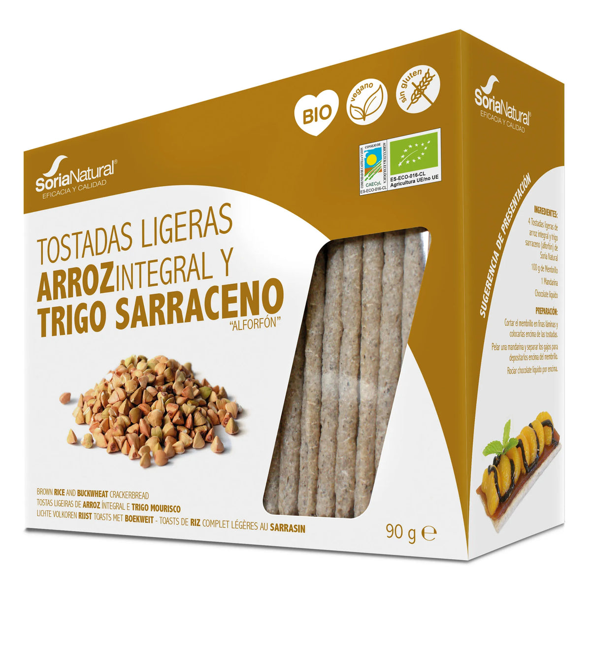 Alecosor Organic Rice and Buckwheat Rice Cakes