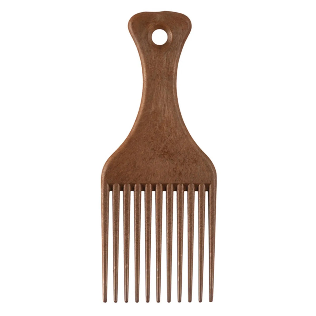 Eurostil Wooden Pick Comb Medium 11 Teeth 1pc