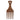 Eurostil Wooden Pick Comb Medium 11 Teeth 1pc