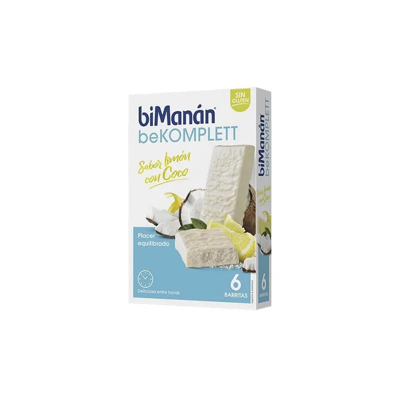 Bimanán Bekomplett White Chocolate, Coconut and Lemon Bars 6pcs