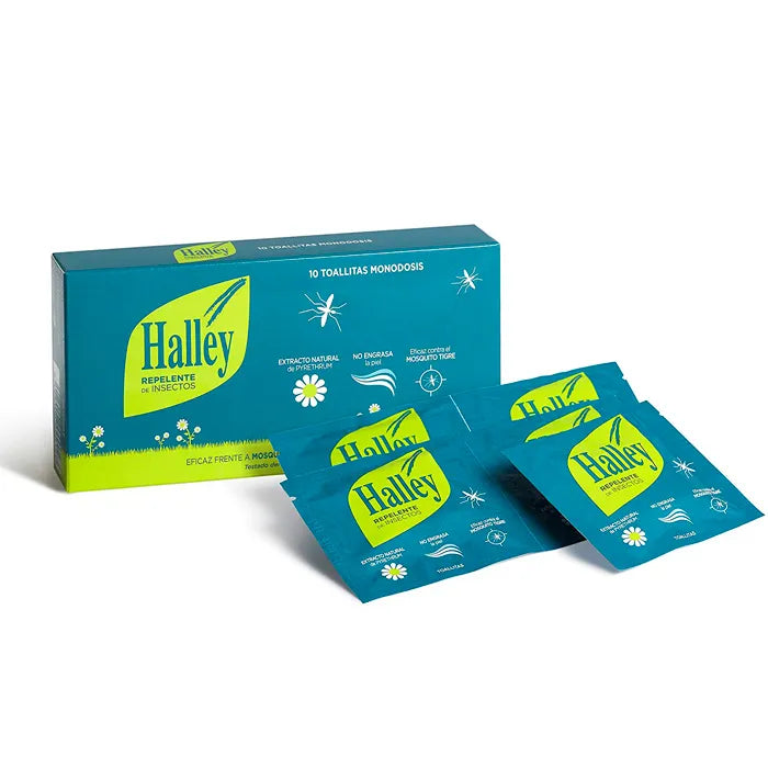 Halley Repellent Lotion Wipes 10ct