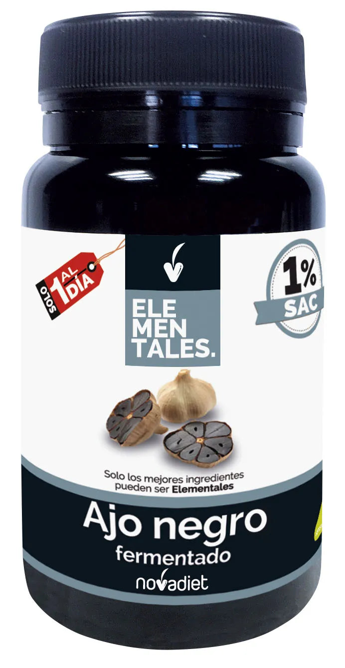 Novadiet Fermented Black Garlic 30 Vcaps