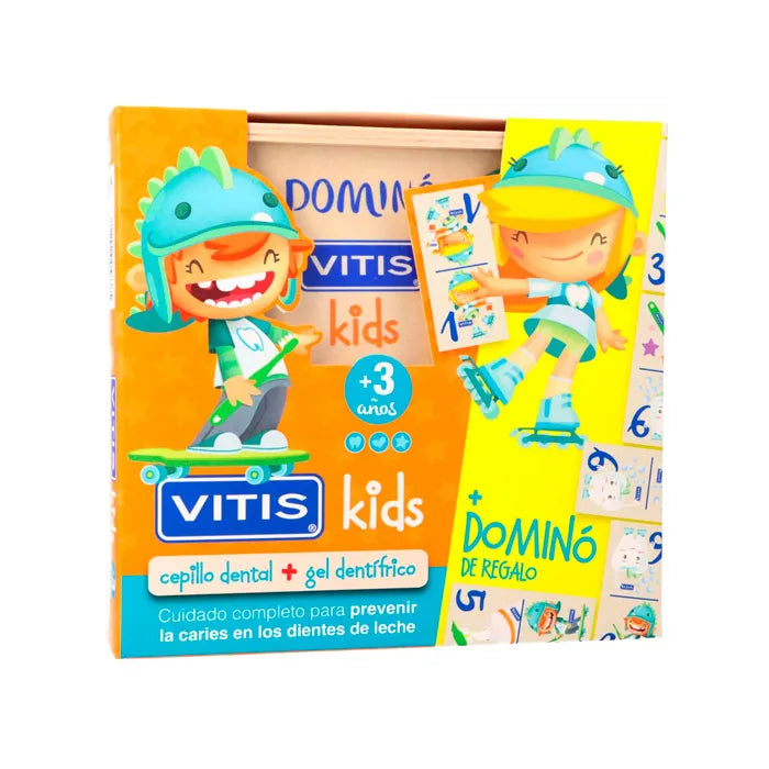 Vitis children's toothpaste + toothbrush + gadget