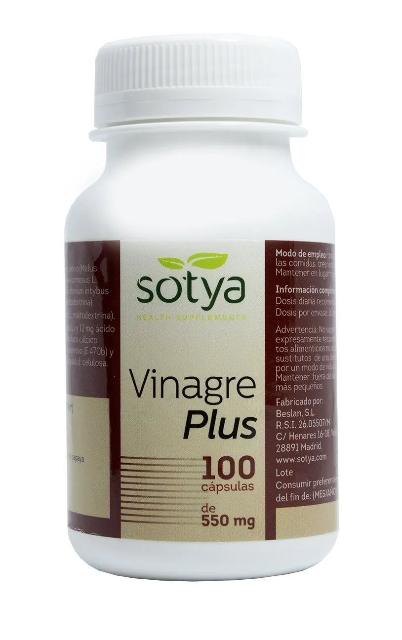 Sotya Vinegar Plus 550 mg 100 Capsules