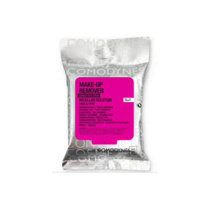 Comodynes Micellar Cleanser Micellar Makeup Removing Wipes for Face and Eyes 20 pcs