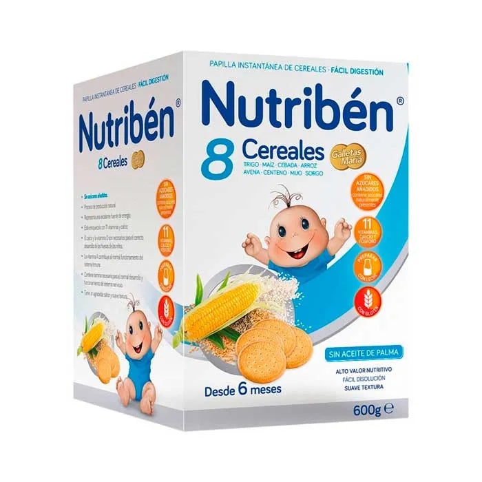 Nutribén 8 Cereals Maria Crackers 600g