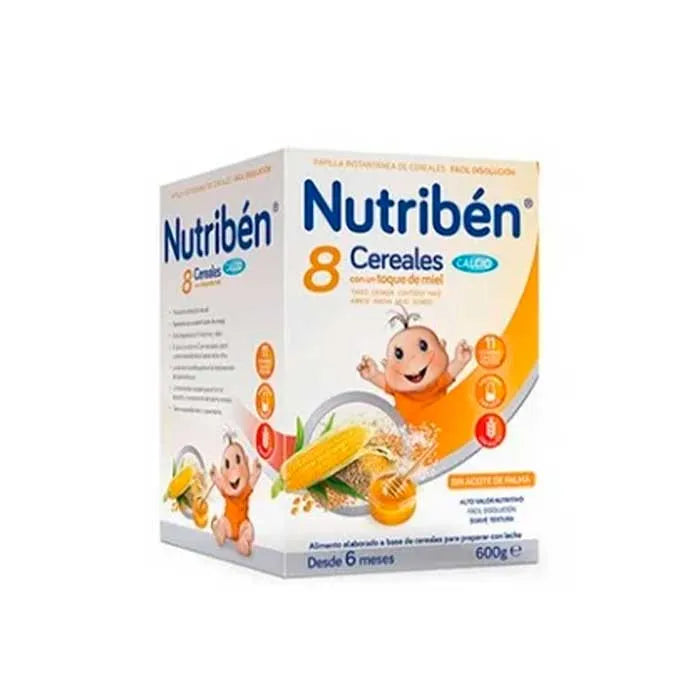 Nutribén 8 Honey-Calcium Cereals 600g