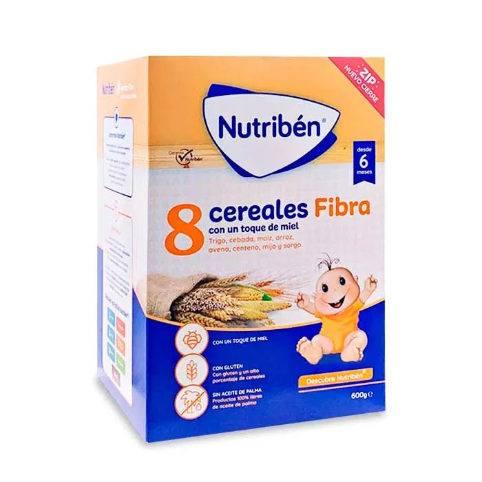 Nutribén 8 Cereals and Honey Fibers 600g