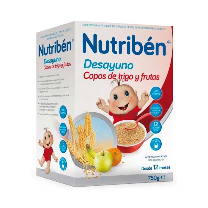 Nutribén Wheat Breakfast Cereals with Fruit 750g