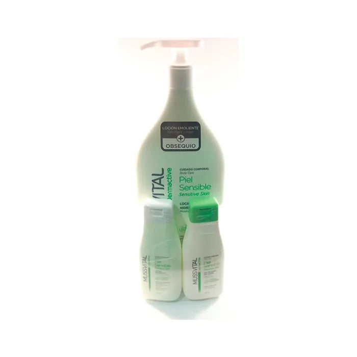 Mussvital Dermactive Body Lotion Sensitive Skin 1000ml Set 3 Items
