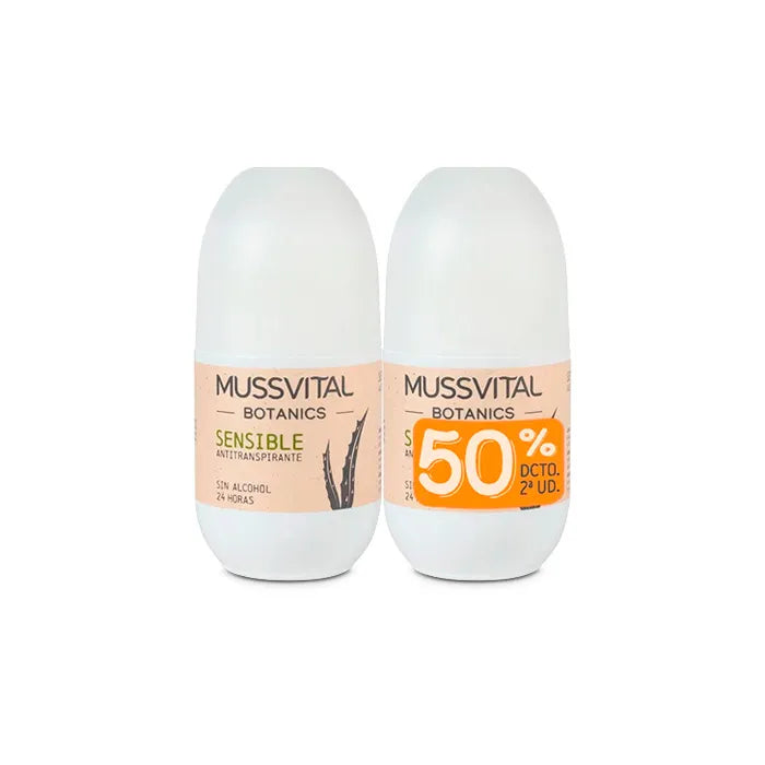 Mussvital Botanics Sensitive Deodorant 75ml 2-Unit Set