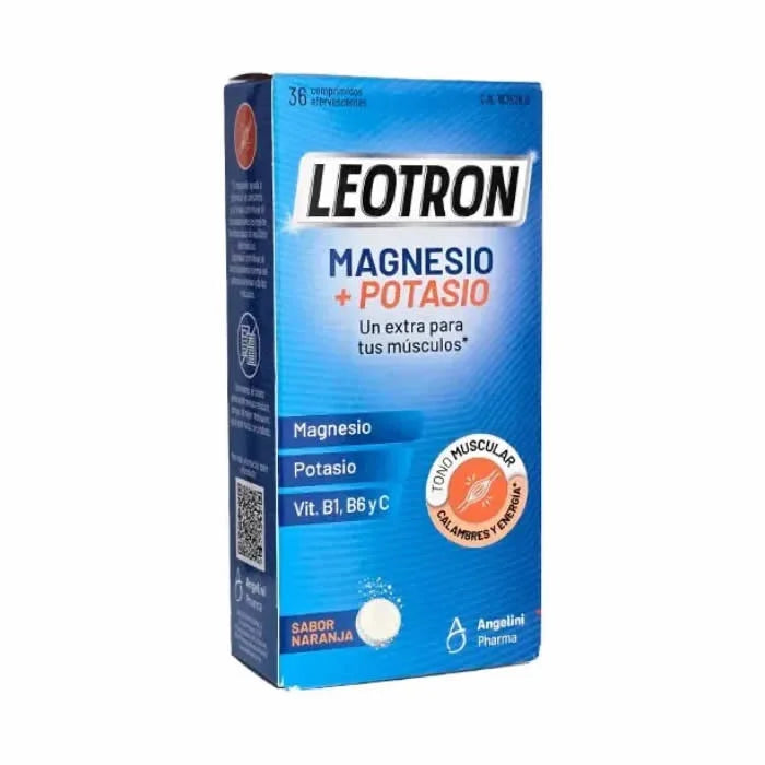 Leotron Vitality Magnesium+ Potassium 36 Effervescent Tablets