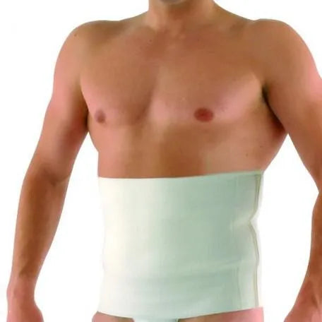 Varisan Wool and Cotton Elastic Support Belt with Velcro, Size M, 90 cm