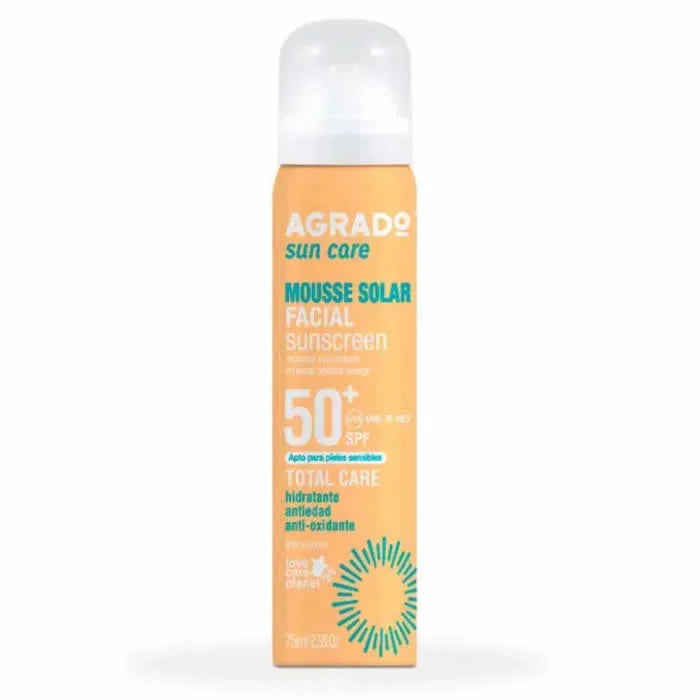 Agrado Facial Mousse Sunscreen SPF50 75ml