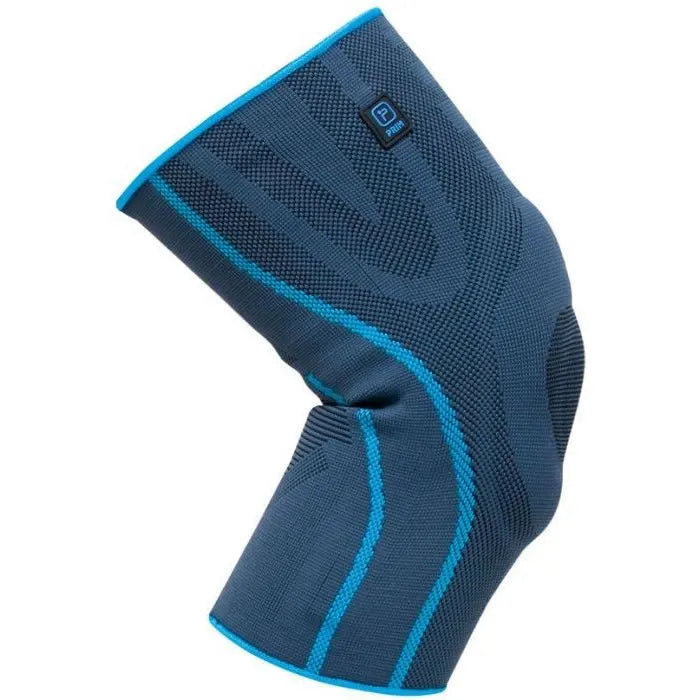 Elastic knee brace with silicone pad and lateral stabilizers size L