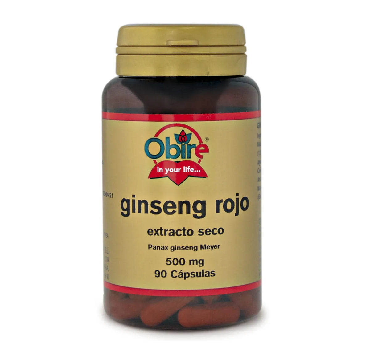 Obire Red Ginseng Dry Extract 500 Mg 90 Caps
