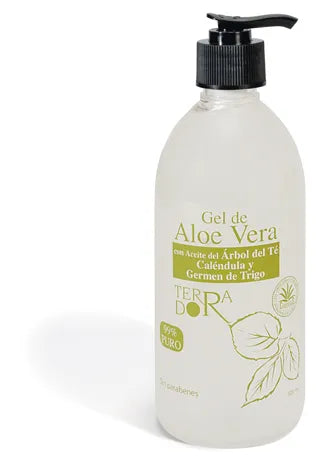 Dherbos Aloe Vera Tea Tree Calendula Wheat Germ Gel 500ml