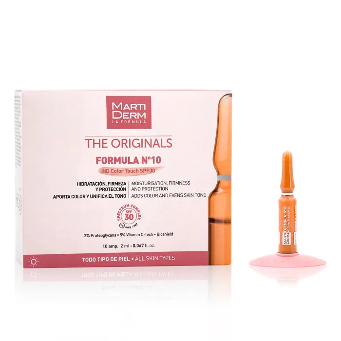 MartiDerm Ampoules Formula Nº10 SPF 30 with Tint 30 Units
