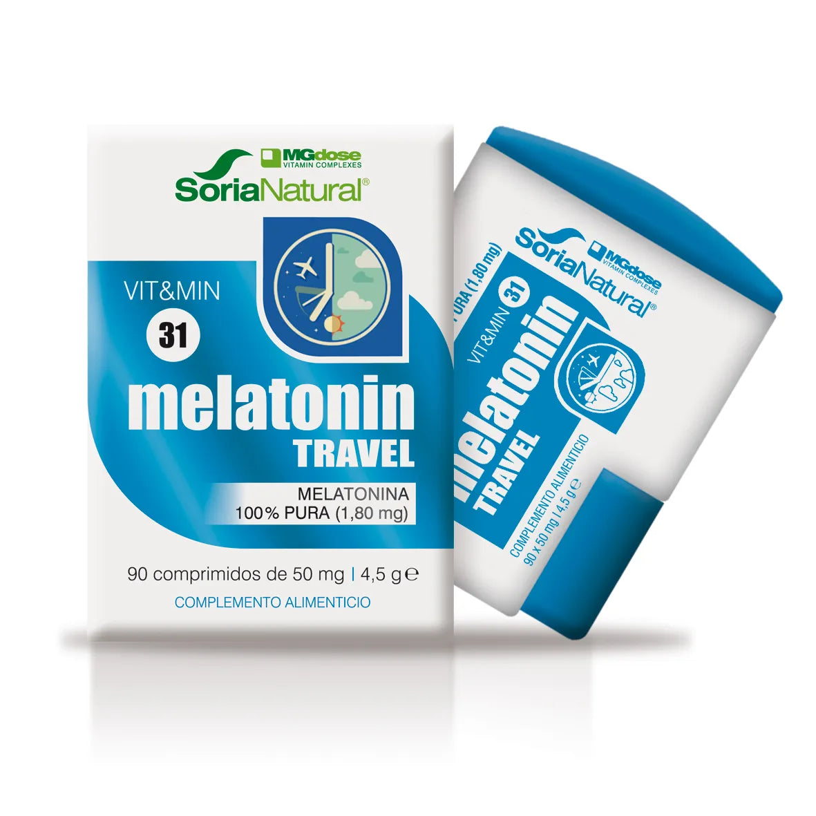 Mgdose Vit & Min 31 Melatonin Travel 90 x 50 mg