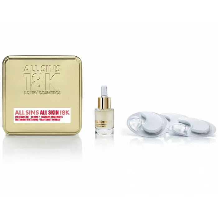 All Sins 18k All Skin Eye Rescue 21 Days Intensive Treatment Set 2 items