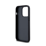 DKNY Leather Checkered Mono Pattern & Printed Stripes - case for iPhone 14 Pro (black) (7)