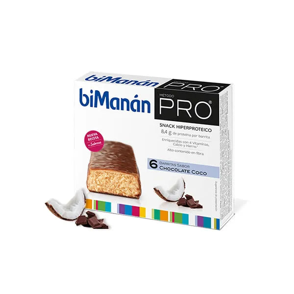 Bimanán Pro Chocolate and Coconut Bar 6pcs
