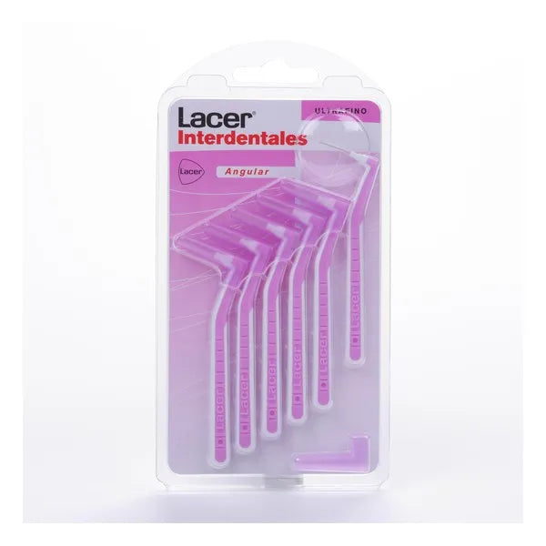 Lacer Angled Ultrafine Interdental Brushes 6 count