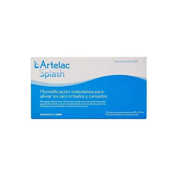 Artelac Splash Dry Eye Eye Drops 0.5ml 30 Single-Dose Units