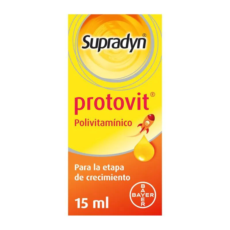 Supradyn Protovit Vitamins Minerals Growth Children Drops Bottle 15ml