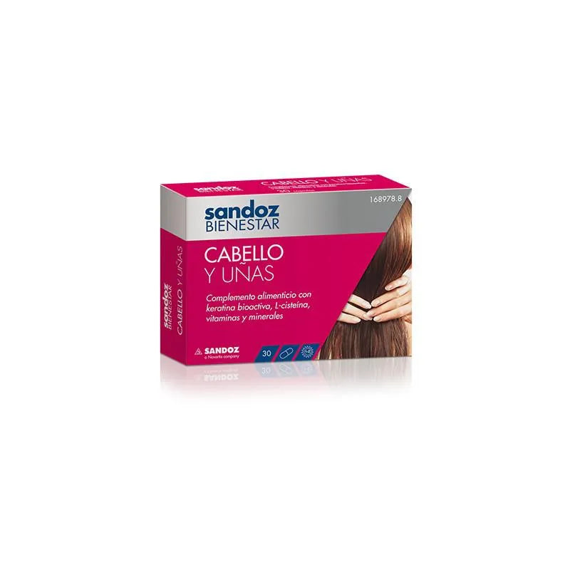 Sandoz Wellness Hair and Nails 30 Capsules