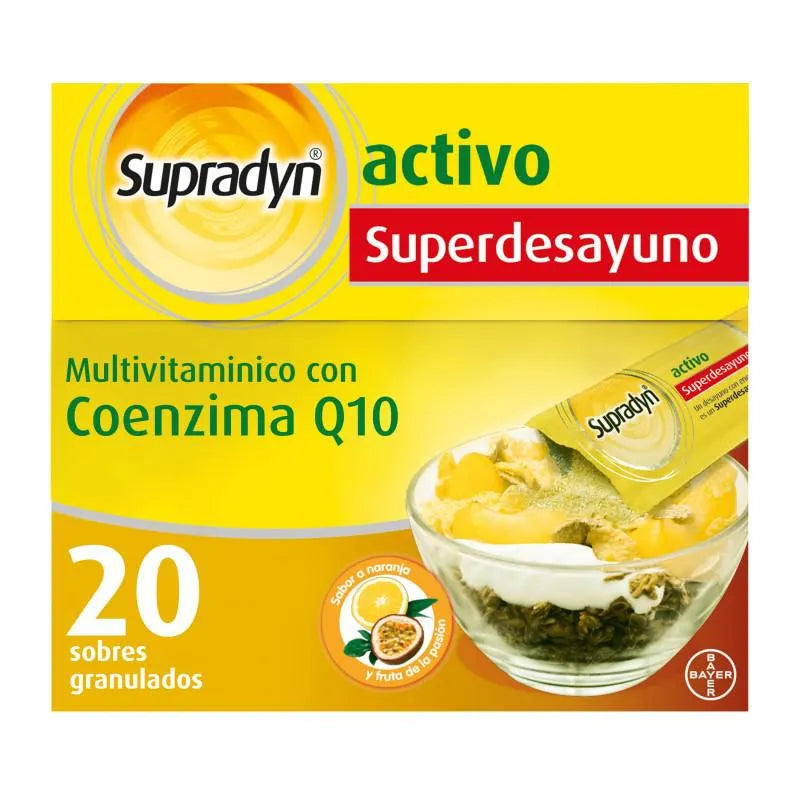 Supradyn Activo Super Breakfast Energy 20 Granule Sachets Pack