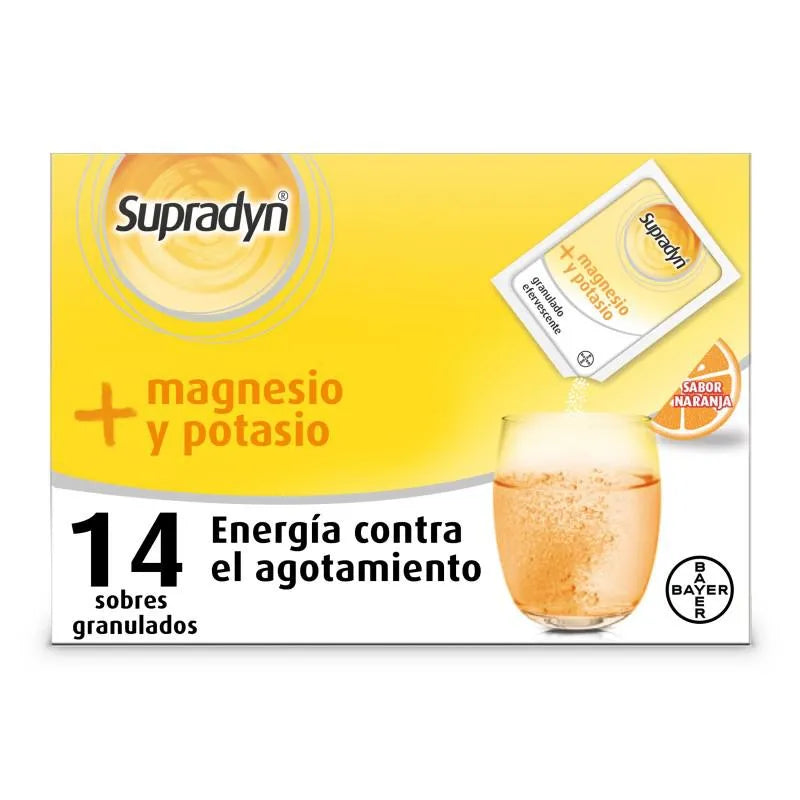 Supradyn Magnesium Potassium Minerals Vitamins Energy 14 Sachets