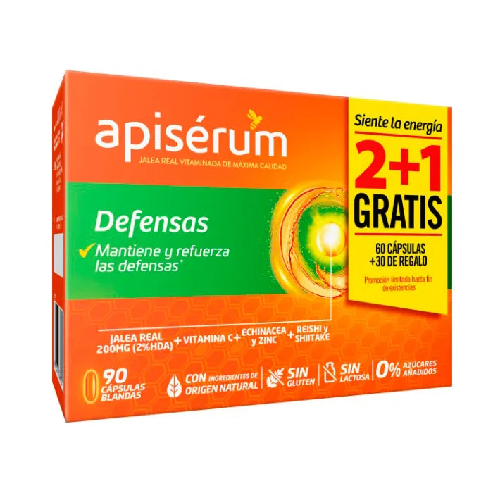 Apisérum Defenses 3-Month Pack 90 capsules