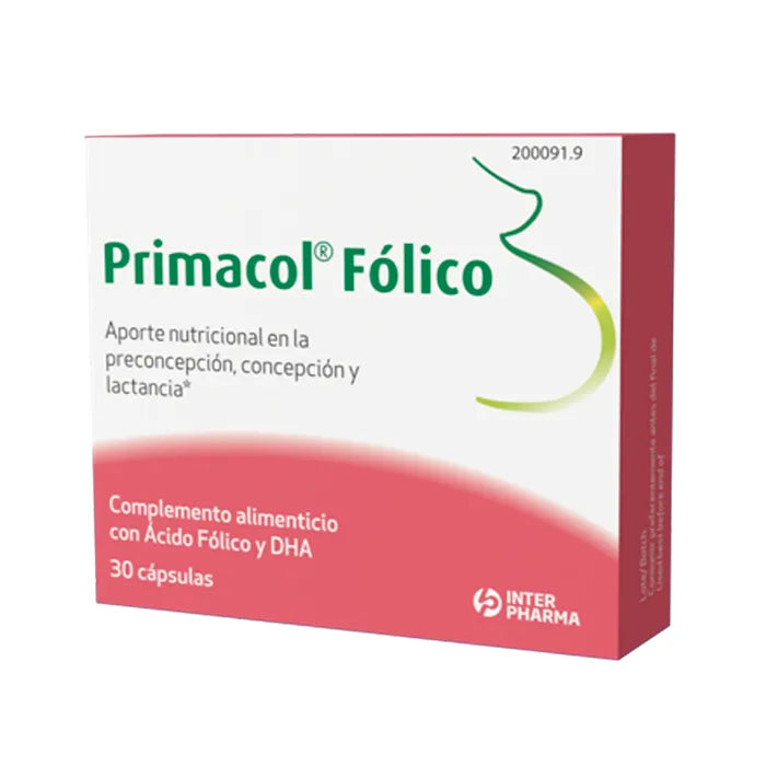 Interpharma Primacol Folic Acid 30 capsules