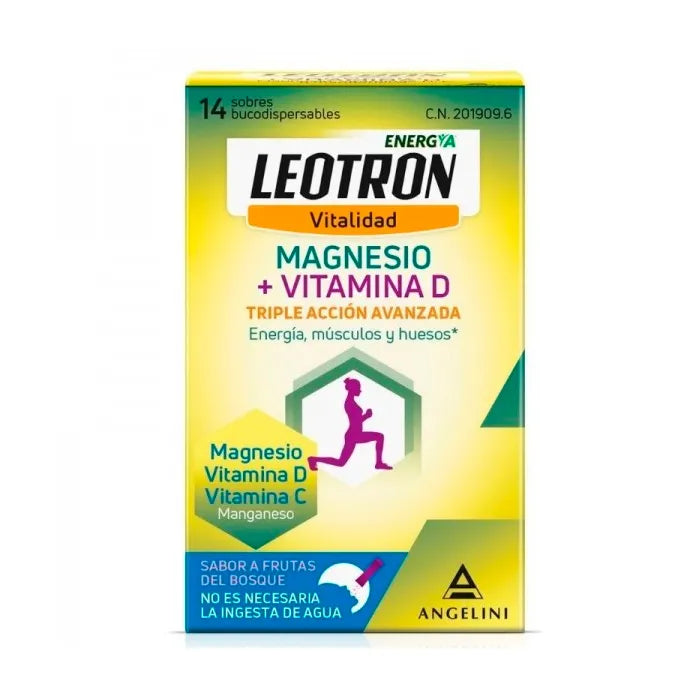 Leotron Vitality Magnesium + Vitamin D 14 sachets