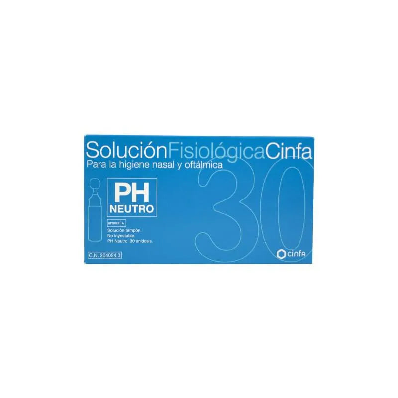 Cinfa Physiological Saline Solution 30 Single-Dose Units