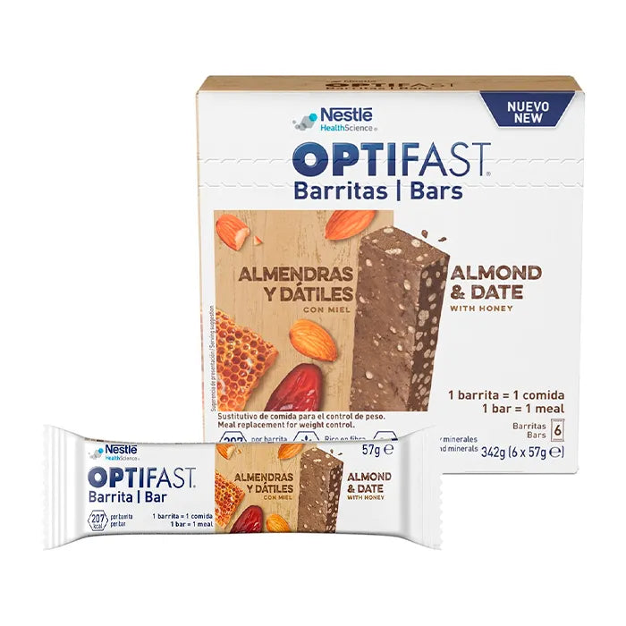 Optifast 6 Almond-Date Sticks with Honey