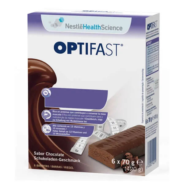 Optifast Chocolate Flavor 6 Bars