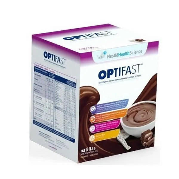 Optifast Chocolate Flavor Custard 9 Sachets