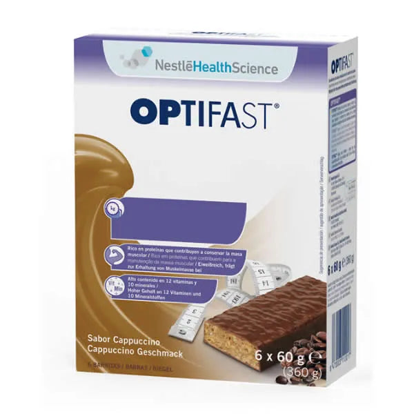 Optifast Cappuccino Flavor 6 Bars