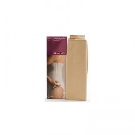 Farmalastic Cotton and Velcro Girdle Size 1 Beige