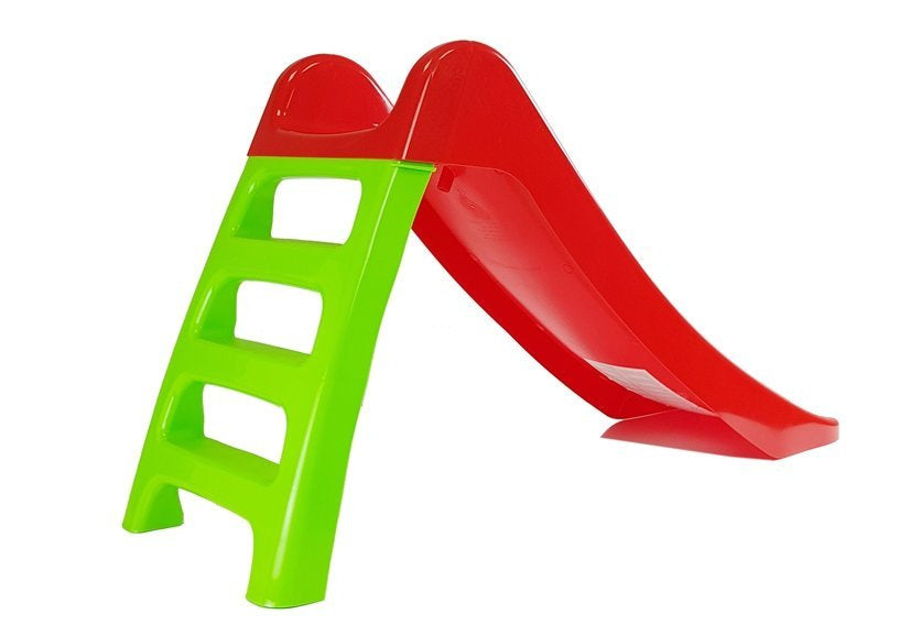 Garden slide for children, 3-step ladder, red, 116 cm, 428